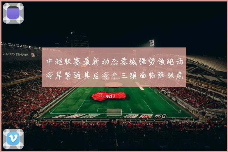 中超联赛最新动态蓉城强势领跑西海岸紧随其后海牛三镇面临降级危机